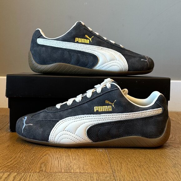 PUMA Women’s Speedcat Faded Sneakers (Cast Iron/Alpine Snow) - Picture 13 of 16